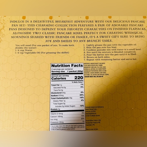 3/$30🌷Winnie The Pooh Pancake Giftset - Picture 6 of 9